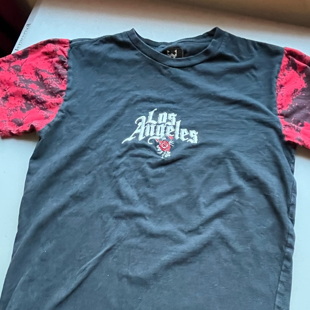 Los Angeles street wear T color (black)